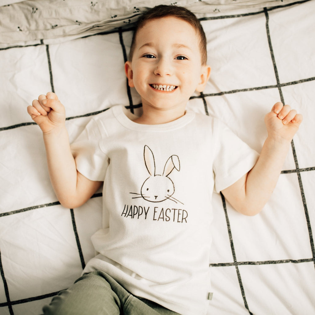 Happy Easter Bunny Kids Graphic Tee
