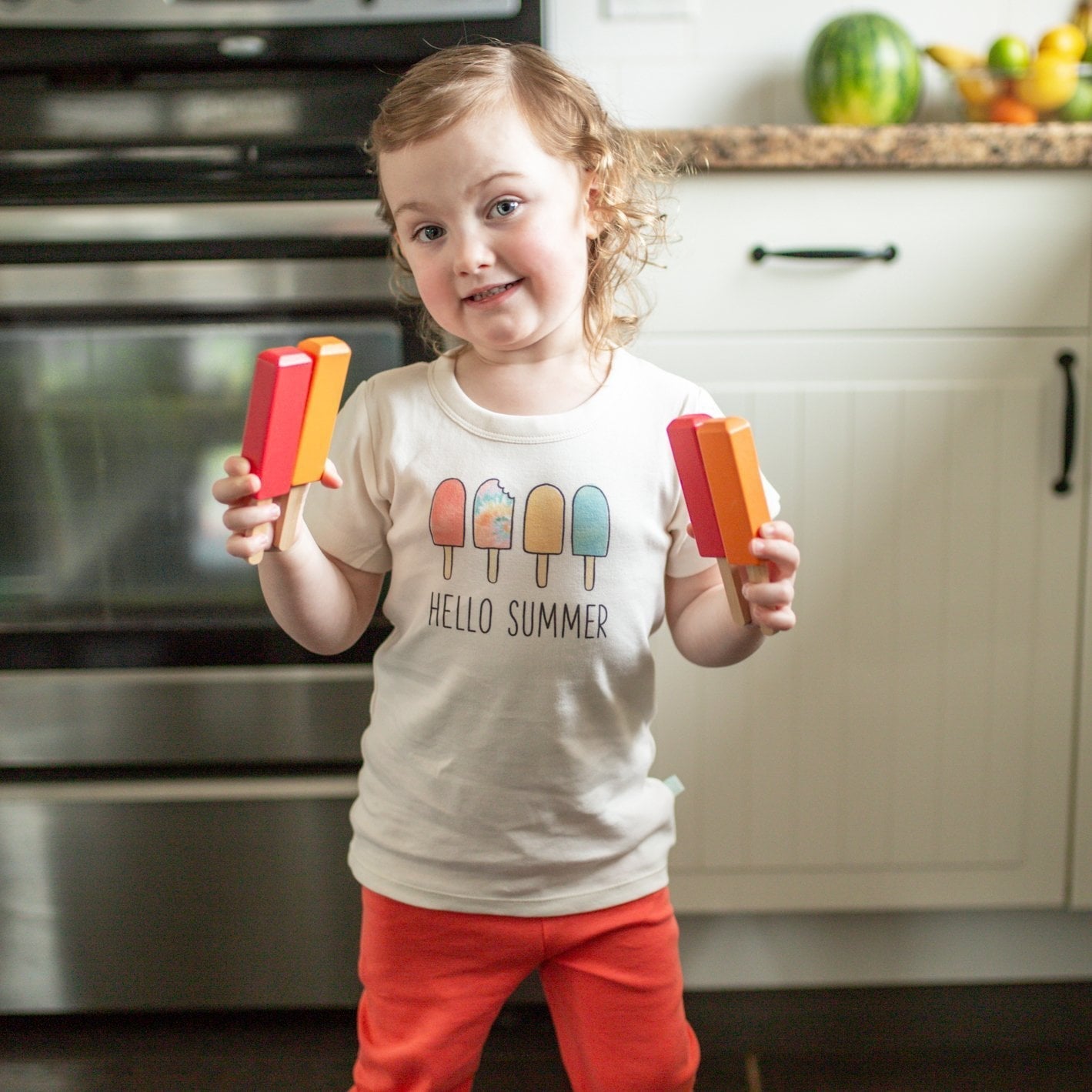 Hello Summer Graphic Tee for Toddlers