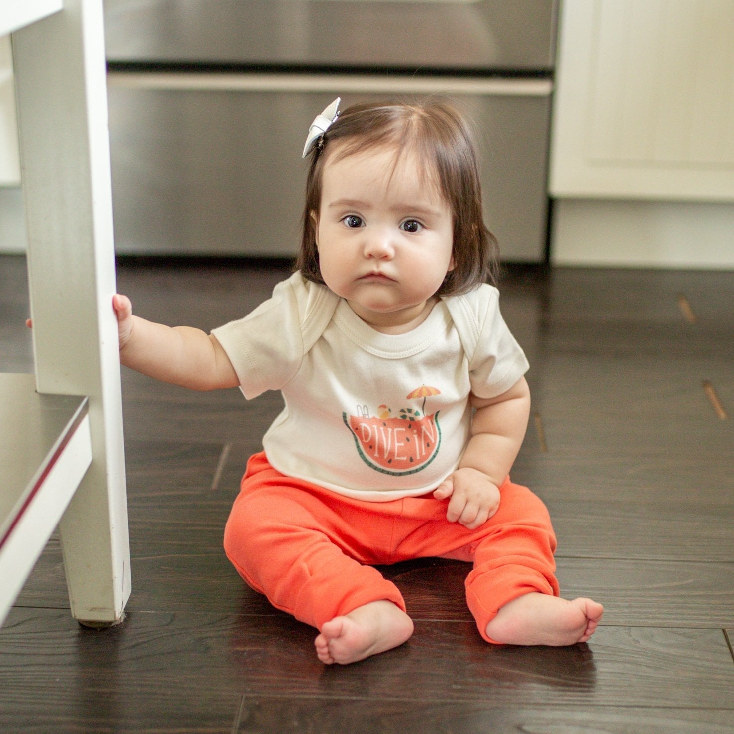 Graphic Organic Cotton Bodysuit Dive In