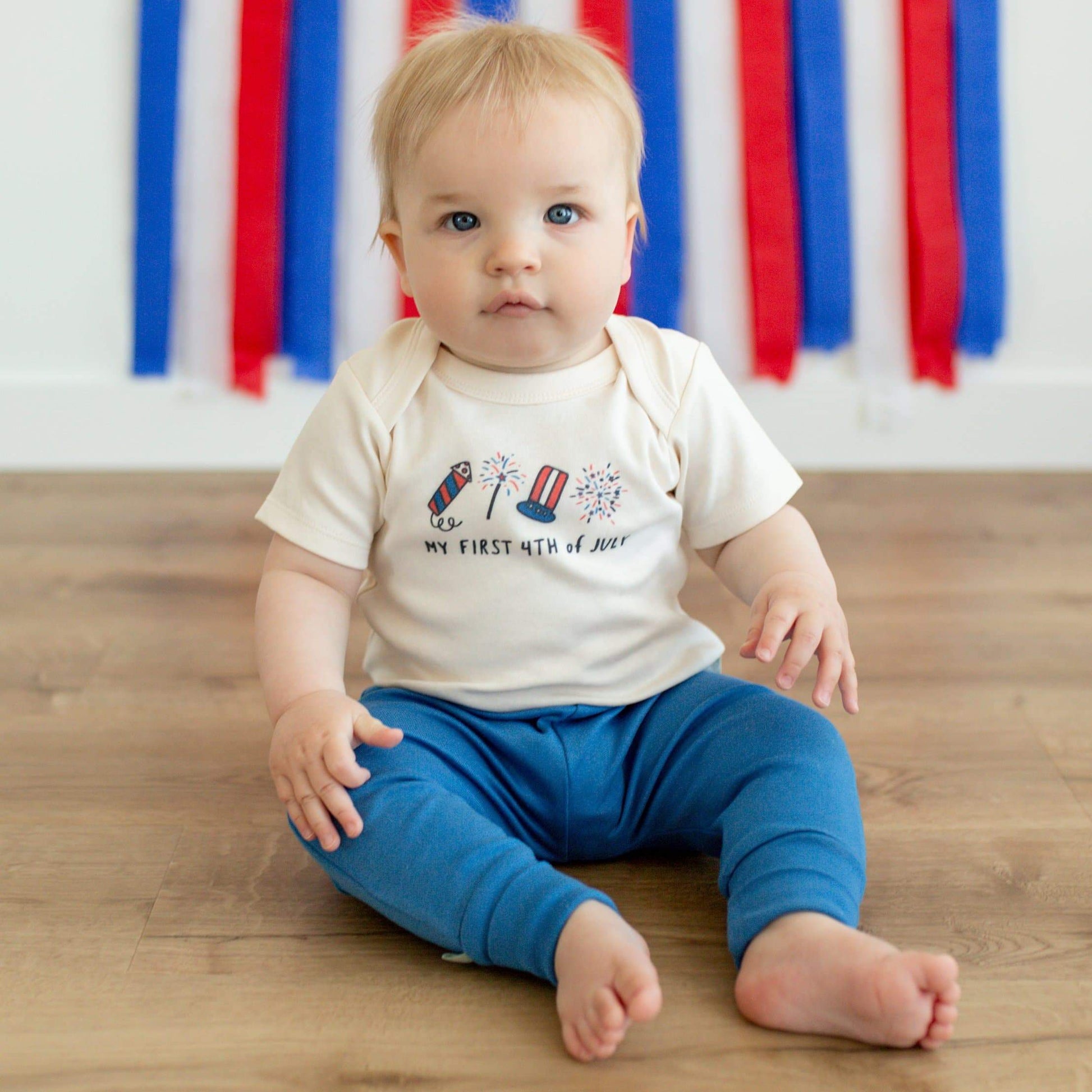 Graphic Bodysuit My First 4th of July Rocket