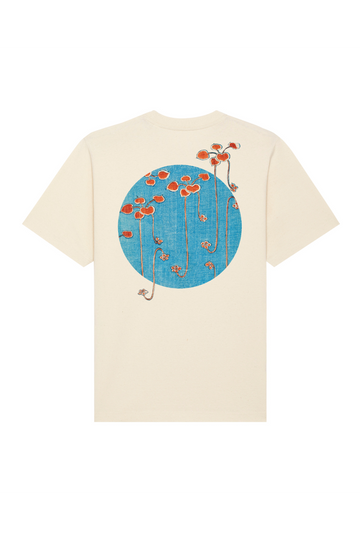 Vine Illustration Organic Cotton Tee by Watanabe Seitei - Eco-Friendly & Artistic by Hopera at www.brixbailey.com