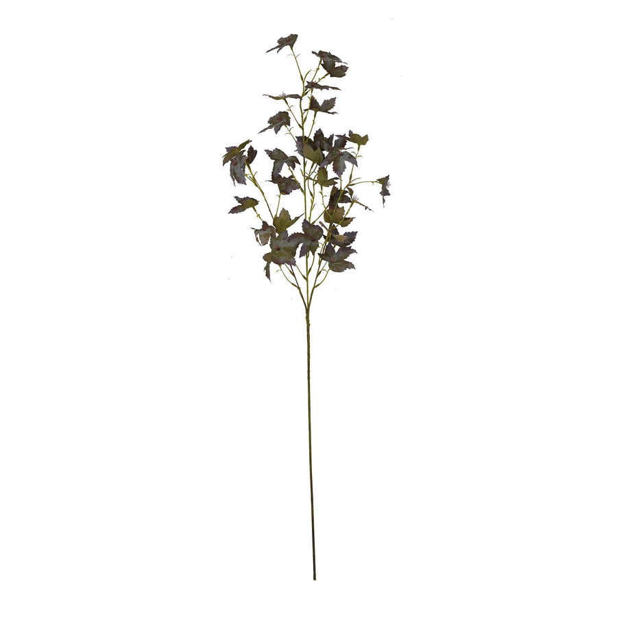 Lifelike autumn foliage stem with amber and burgundy leaves, 38 tall, perfect for seasonal decor by Sostter at brixbailey.com