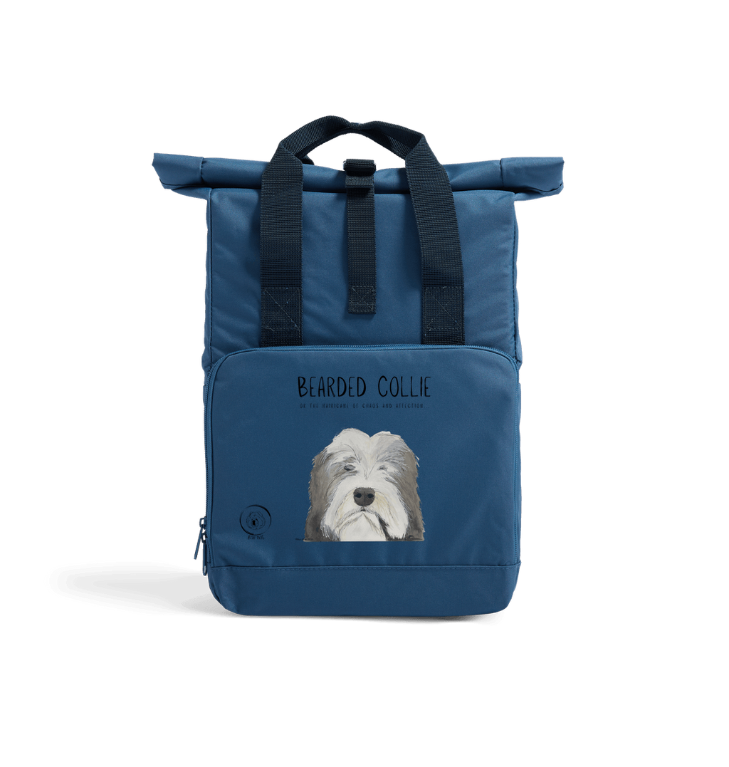 Pack It Like a Hairicane: Bearded Collie Chaos Backpack