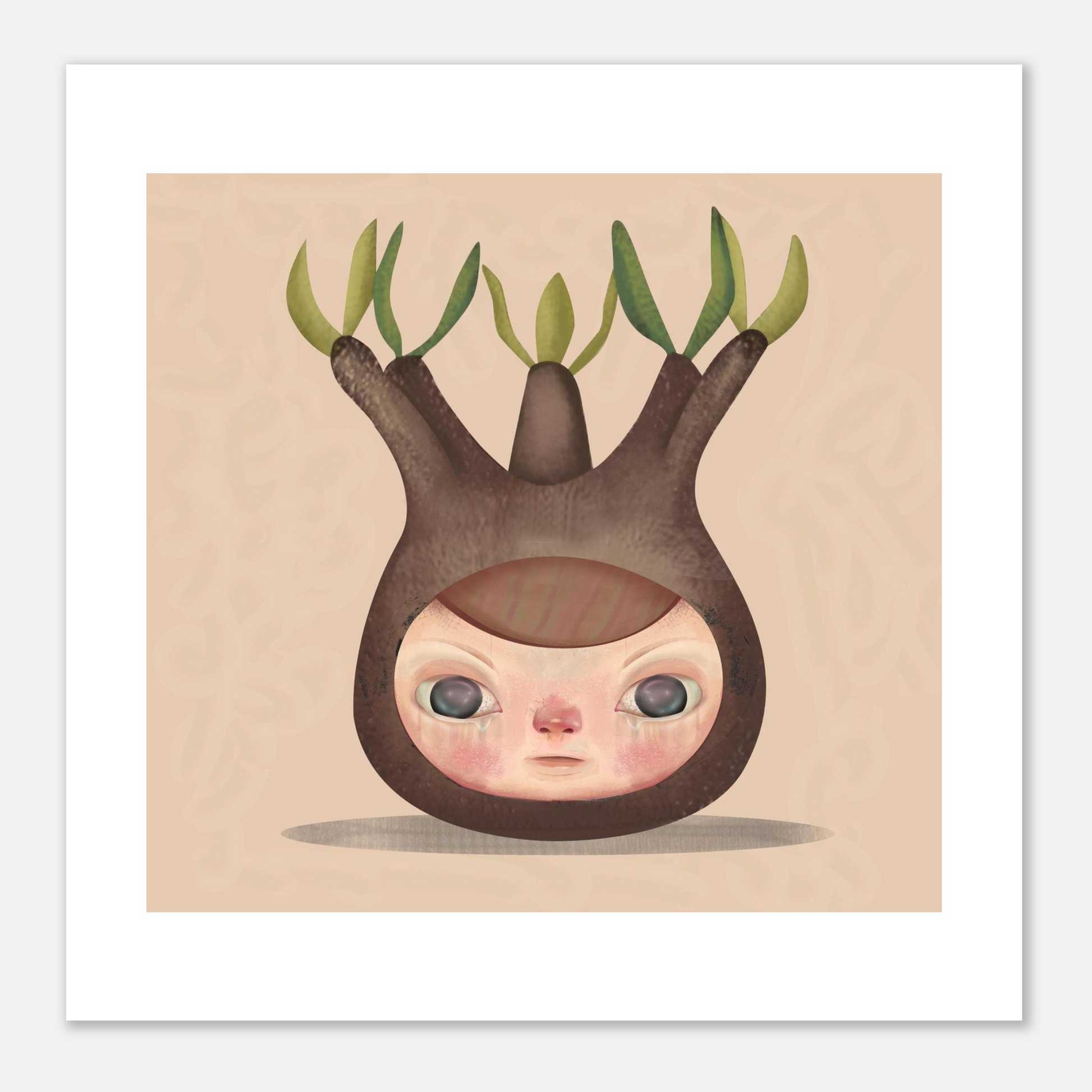 The Stolen Ninety Year Old Head Art Print