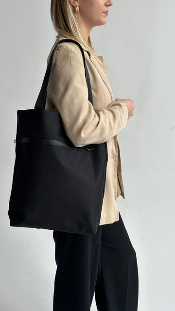 VIK Oversized Tote – Stylish & Water-Repellent Canvas Bag by Nordhale at brixbailey.com