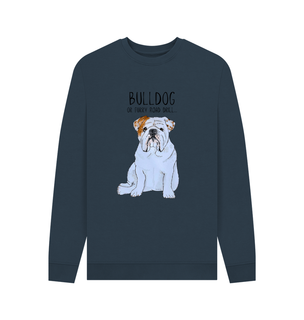 Bulldog Grit: Furry Road Drill Men’s Crewneck Sweatshirt for the Bold!