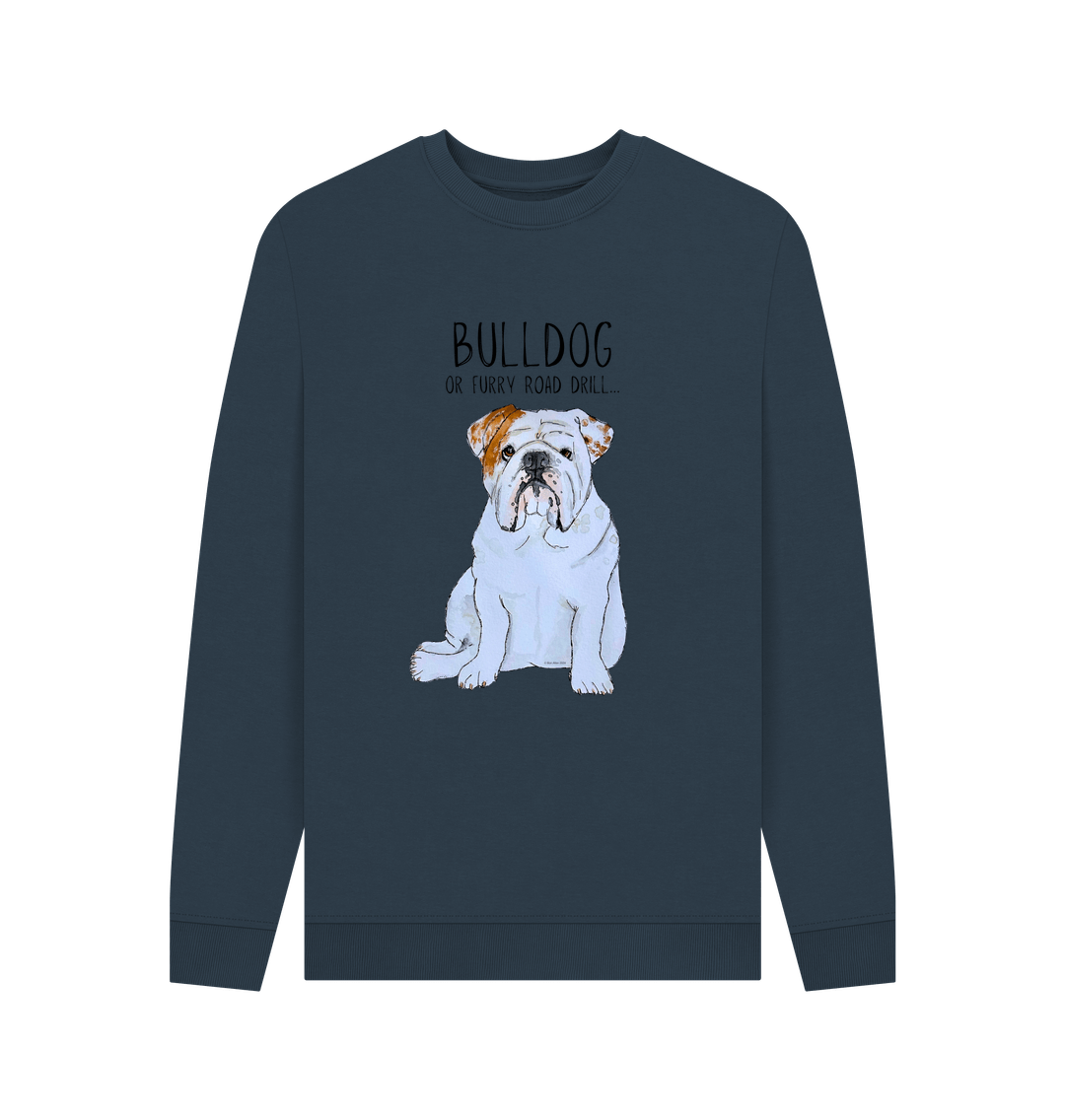 Bulldog Grit: Furry Road Drill Men’s Crewneck Sweatshirt for the Bold!