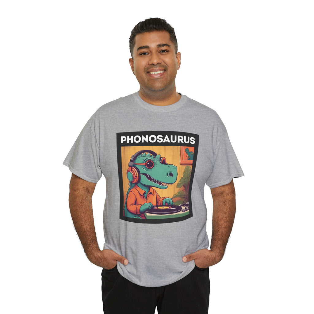 Phonosaurus Men's Vinyl T-Shirt