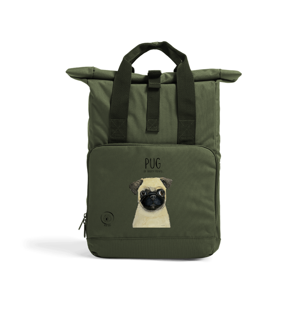 Pug or Snorty Potato?" Ethical Backpack for Pug Lovers!
