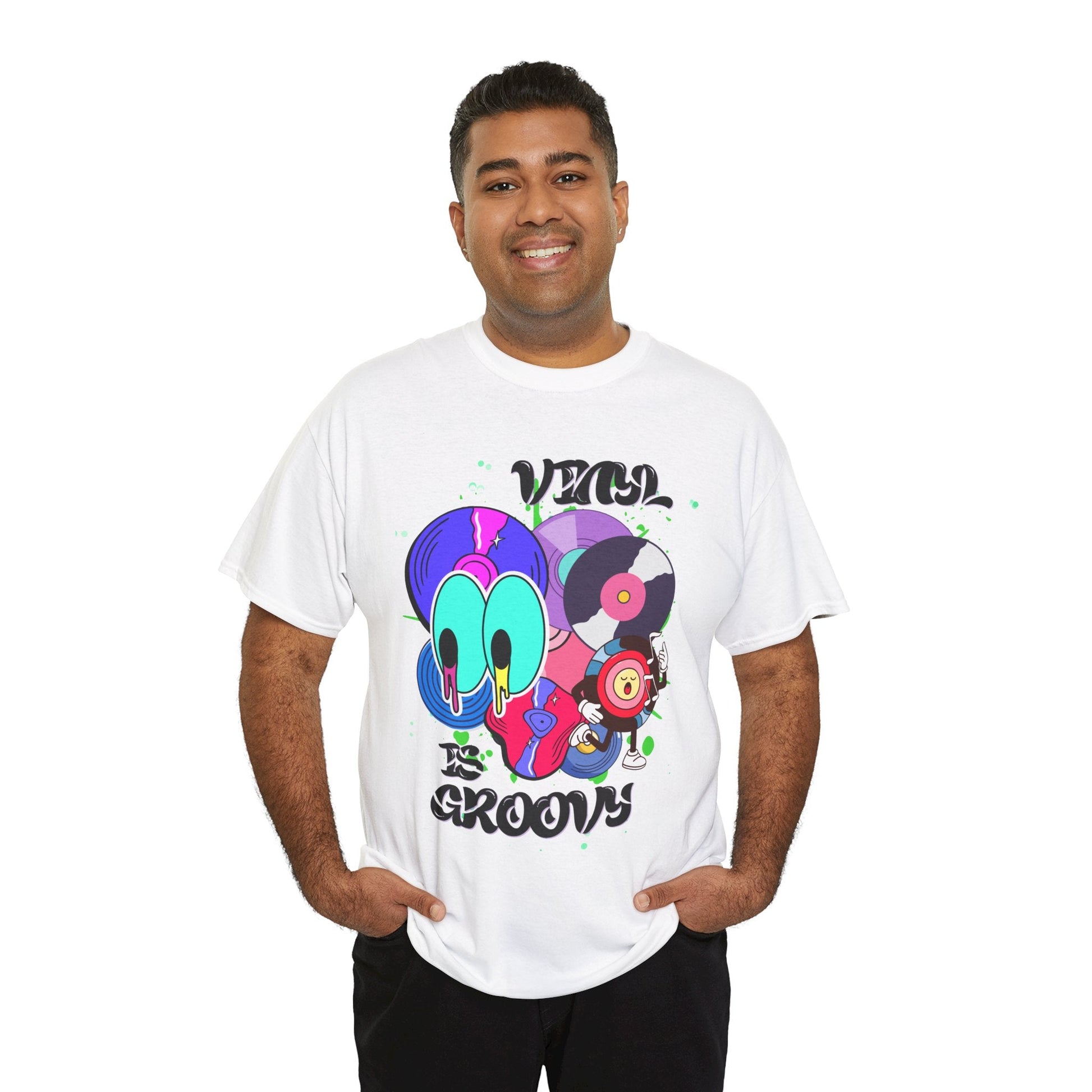 Vinyl Is Groovy Men's T-Shirt