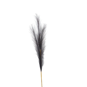 Luxe grey faux pampas grass stem, 85cm, soft plumes for elegant home decor by Sostter at brixbailey.com