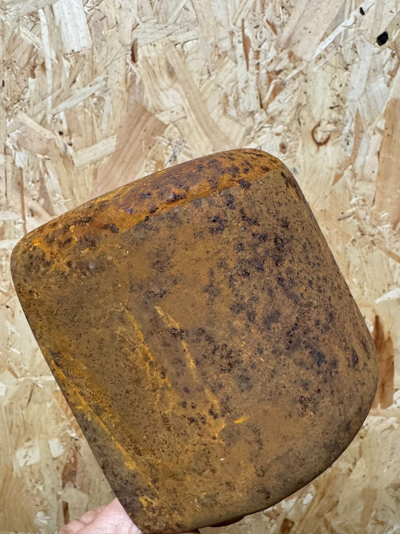 Vintage Rusty Metal Wall Mounted Planter / Herb Planter / Plant Pot Fence Decor