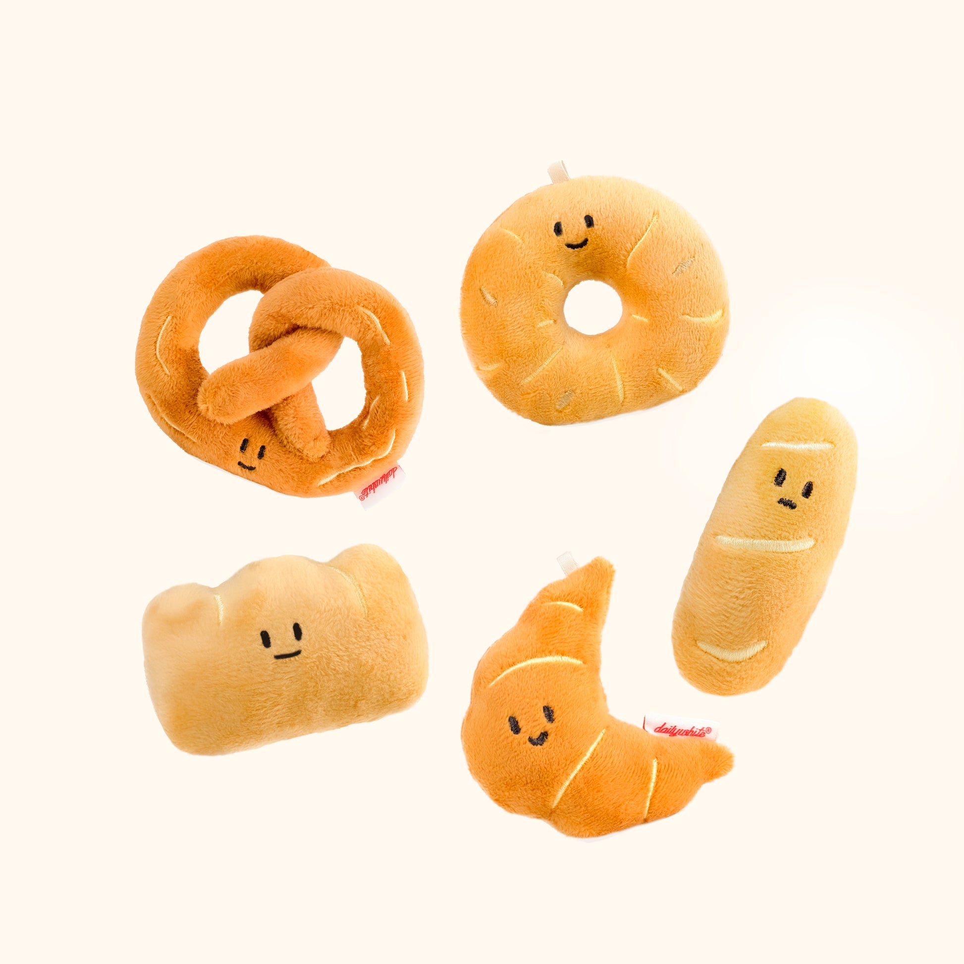 Daily White Bakery Bag Charm Plush Toy