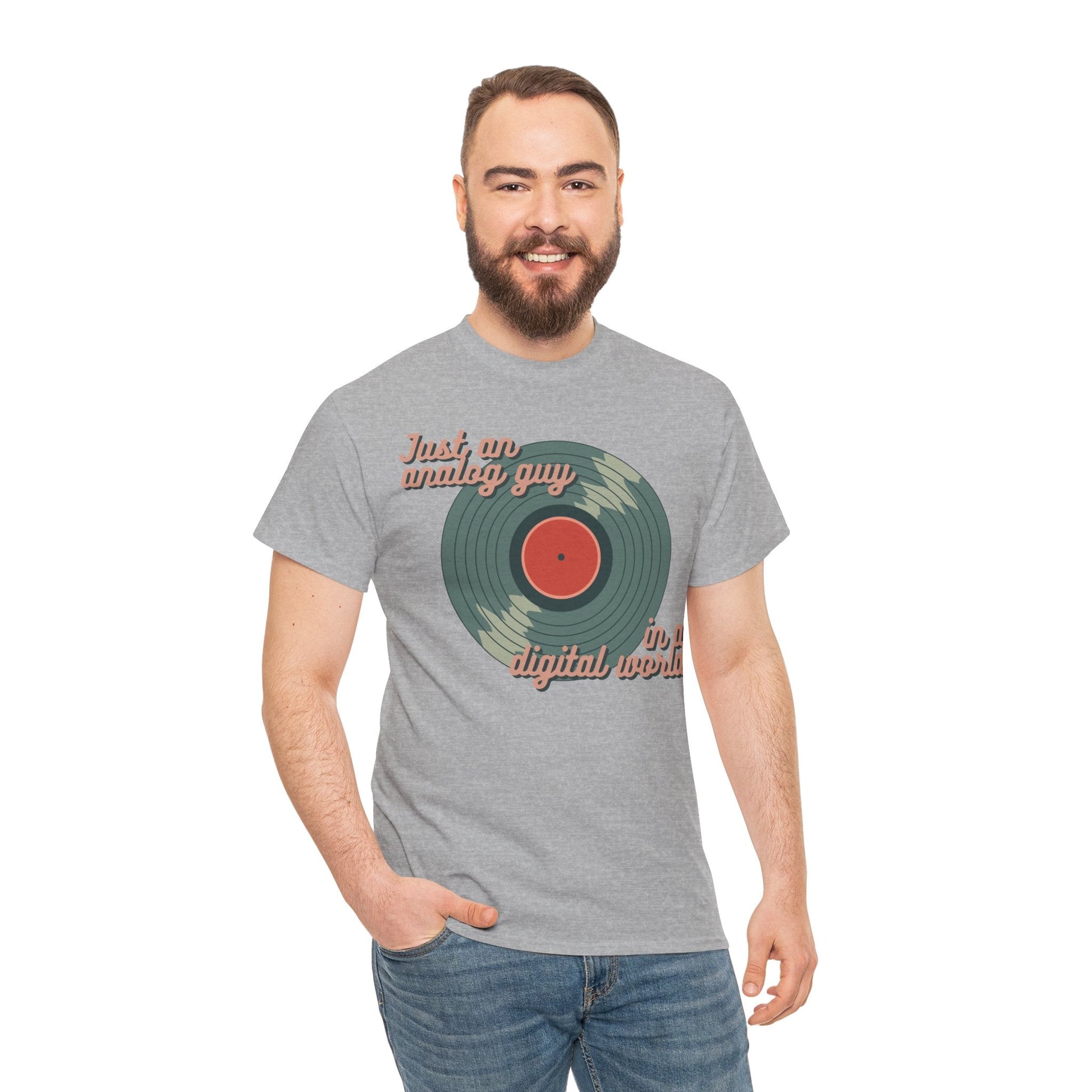 Just an Analog Guy in a Digital World Men's T-Shirt