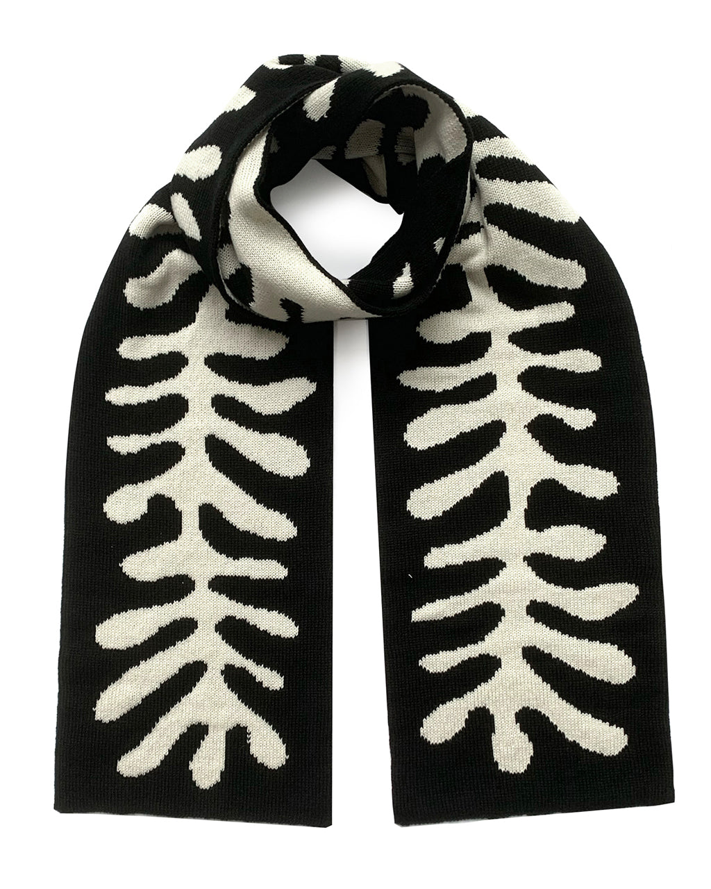 Organic Shape Wool & Cashmere Scarf
