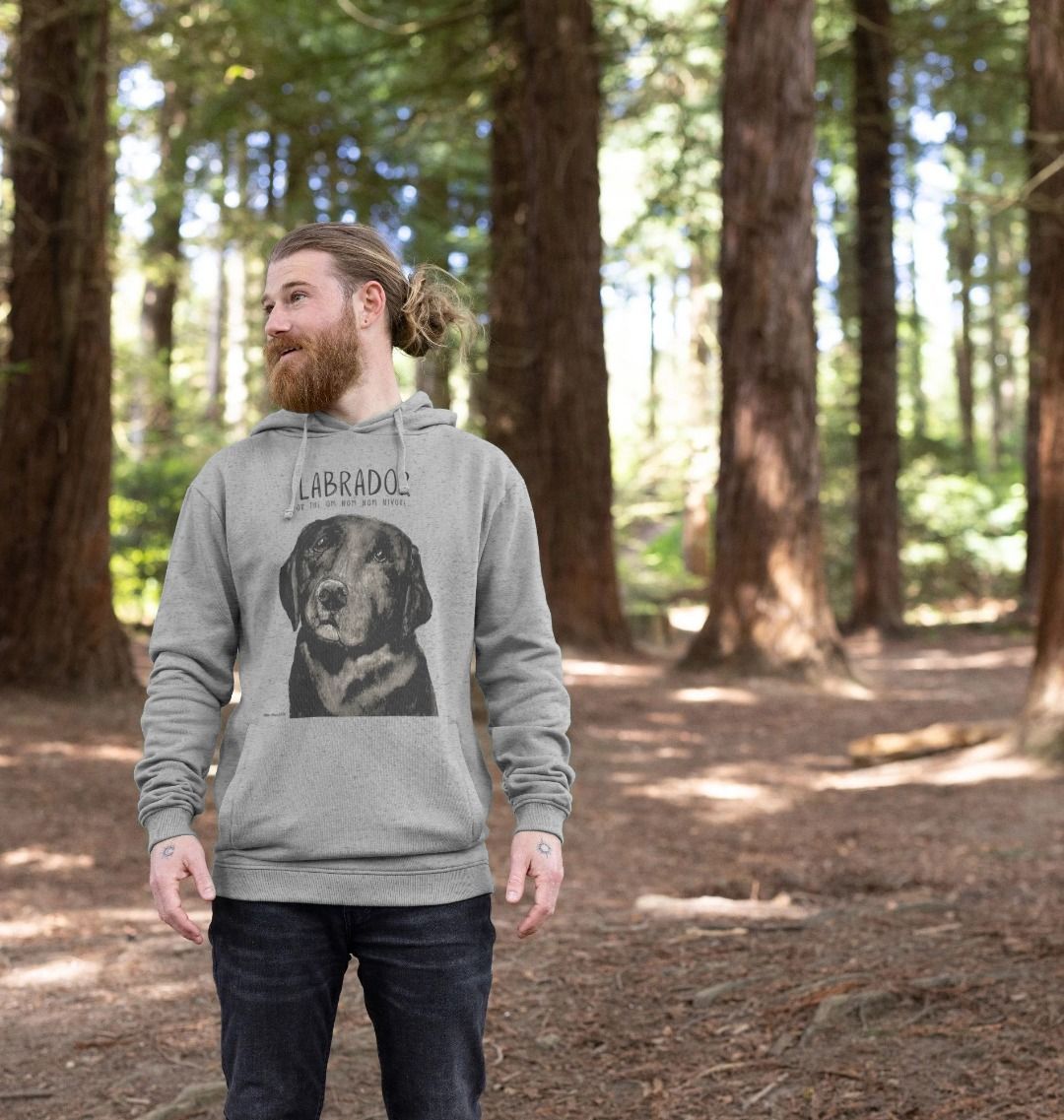 The Snack Sensei Hoodie: Featuring the Black Labrador