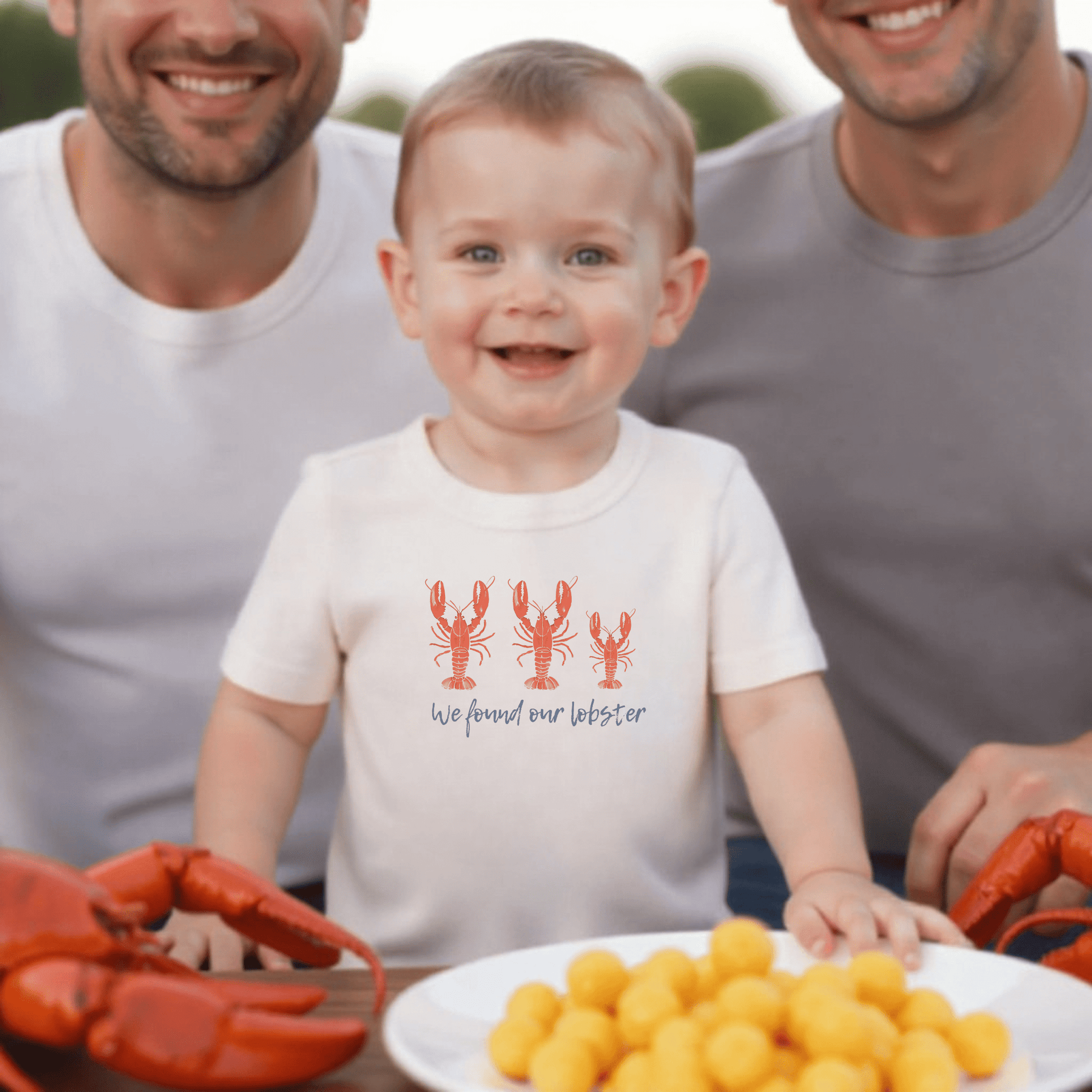 We Found Our Lobster Organic Toddler Tee