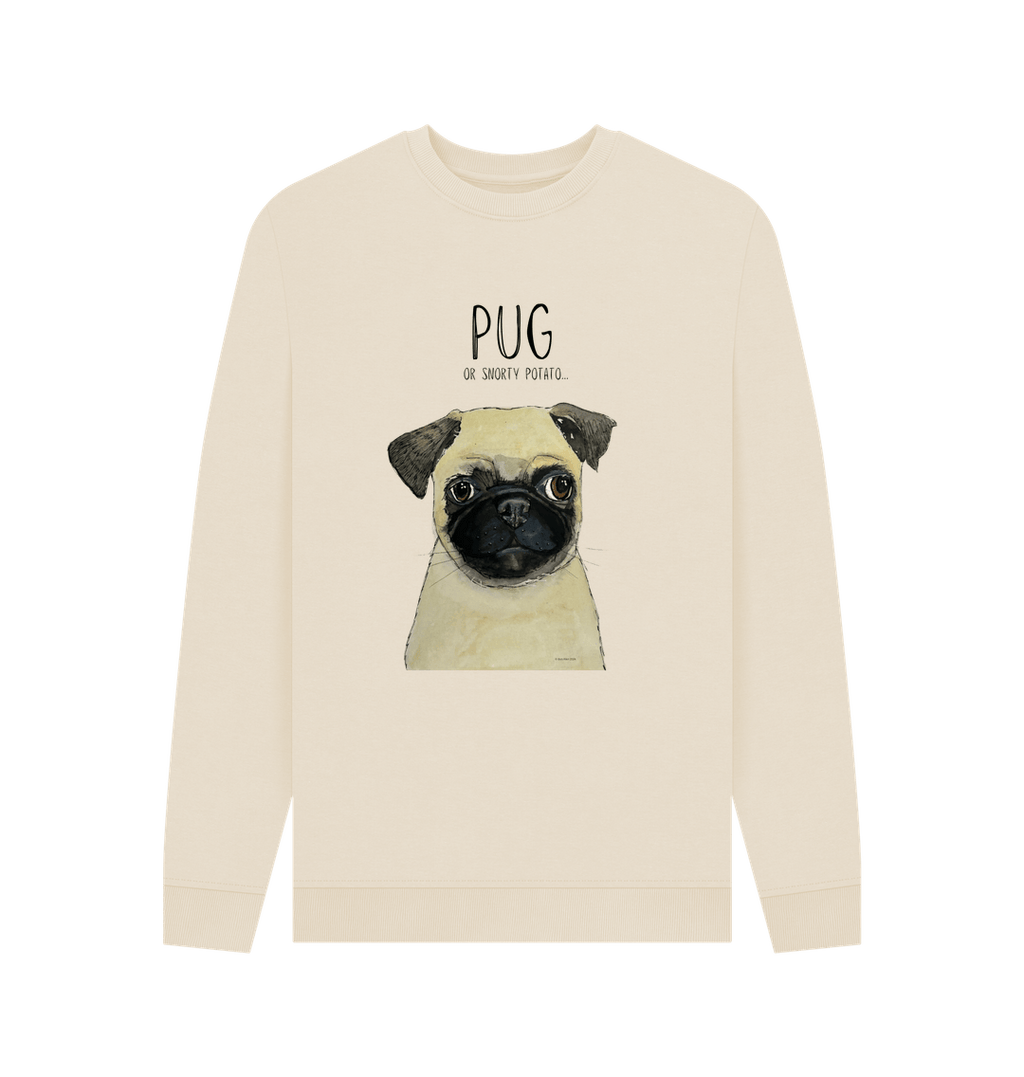 Pug or Snorty Potato? Men's Crew Neck Sweatshirt for Pug Lovers