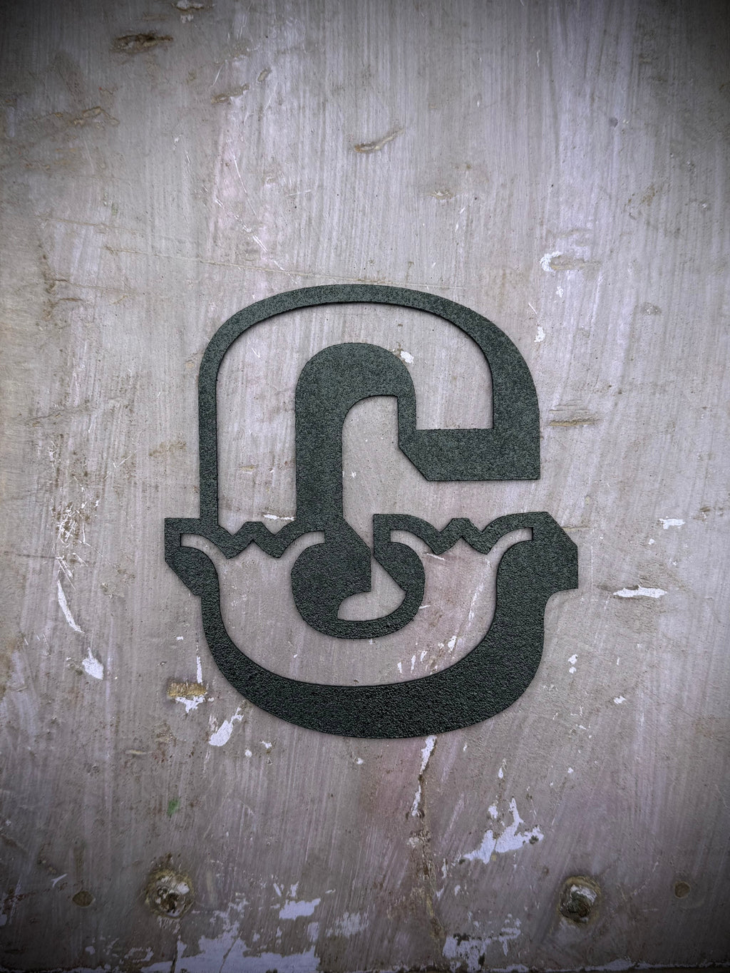 A-Z Rustic 5" or 12" Black Metal Carnival Letters.