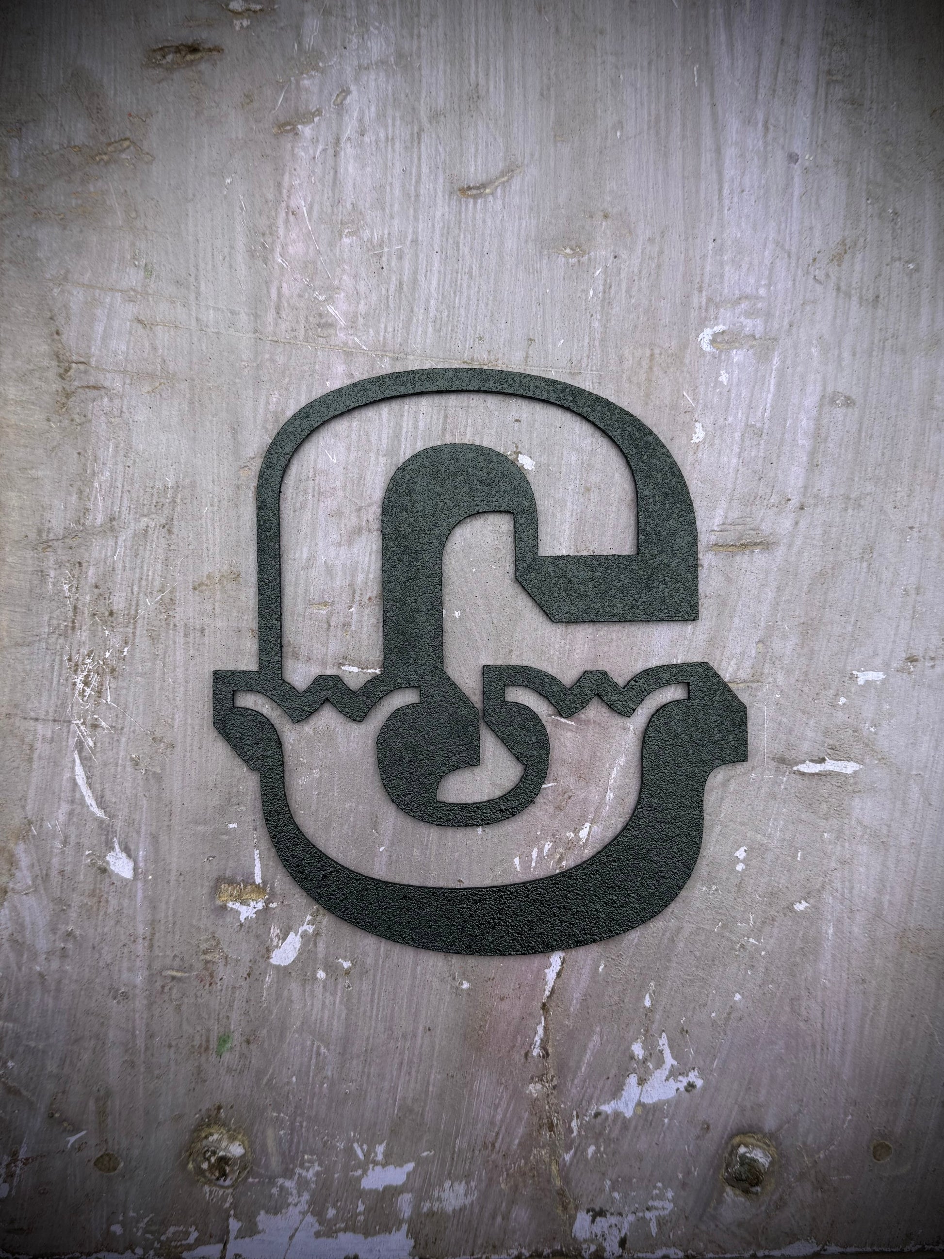 A-Z Rustic 5" or 12" Black Metal Carnival Letters.