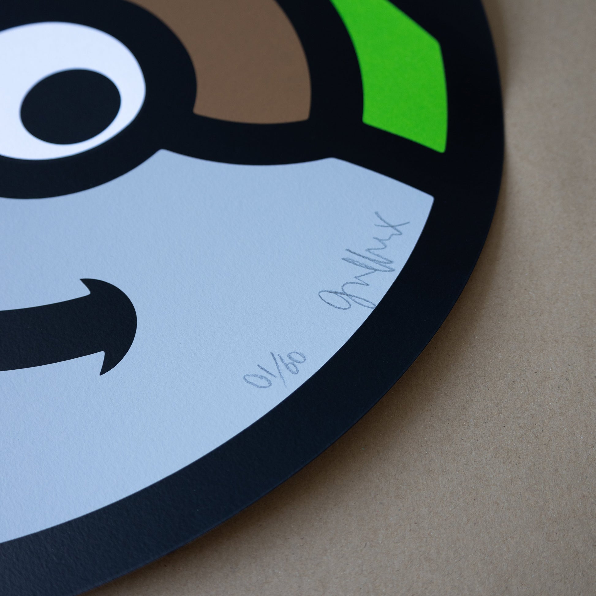 OSMILE Limited Edition Screen Print 50cm