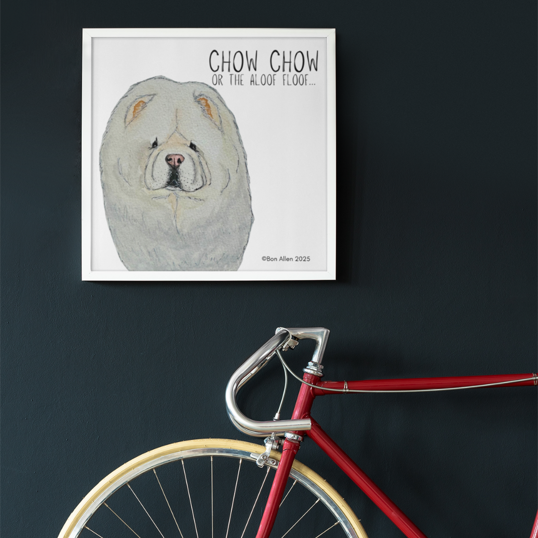 The Aloof Floof in Fine Art – Chow Chow Giclée Print