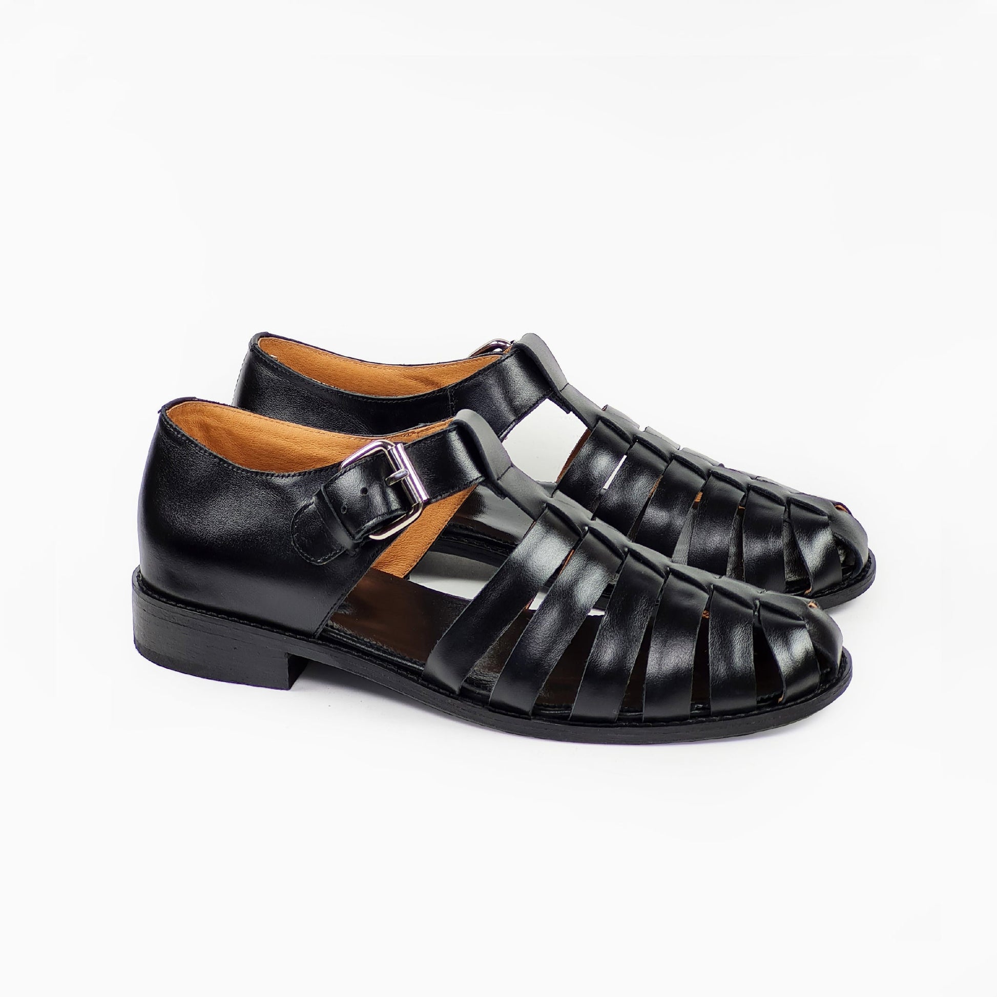 Fishermen-Style Handmade Leather Sandals from Lithuania - Premium Craftsmanship by Daz Studio by Daz Studio at www.brixbailey.com