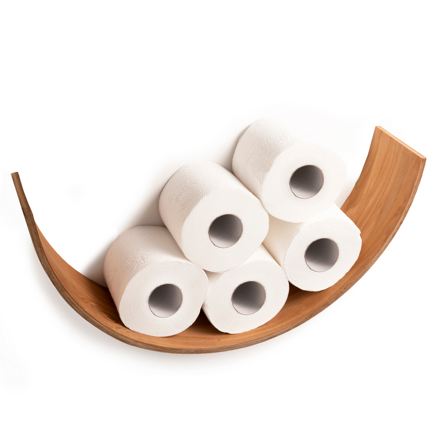 Stylish Baltic Birch Toilet Paper Holder – Sleek & Modern by Ewart Woods at www.brixbailey.com