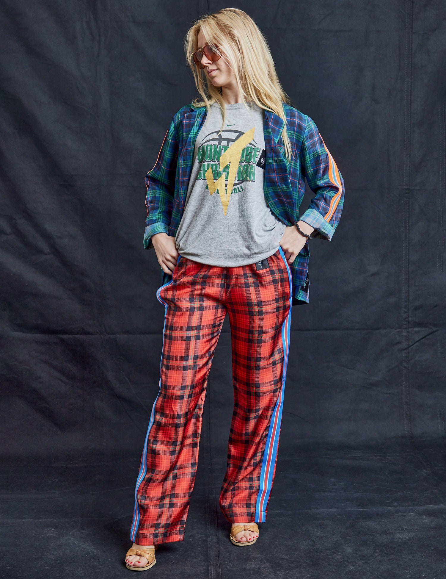 Sexual Healing Red Silk Trousers