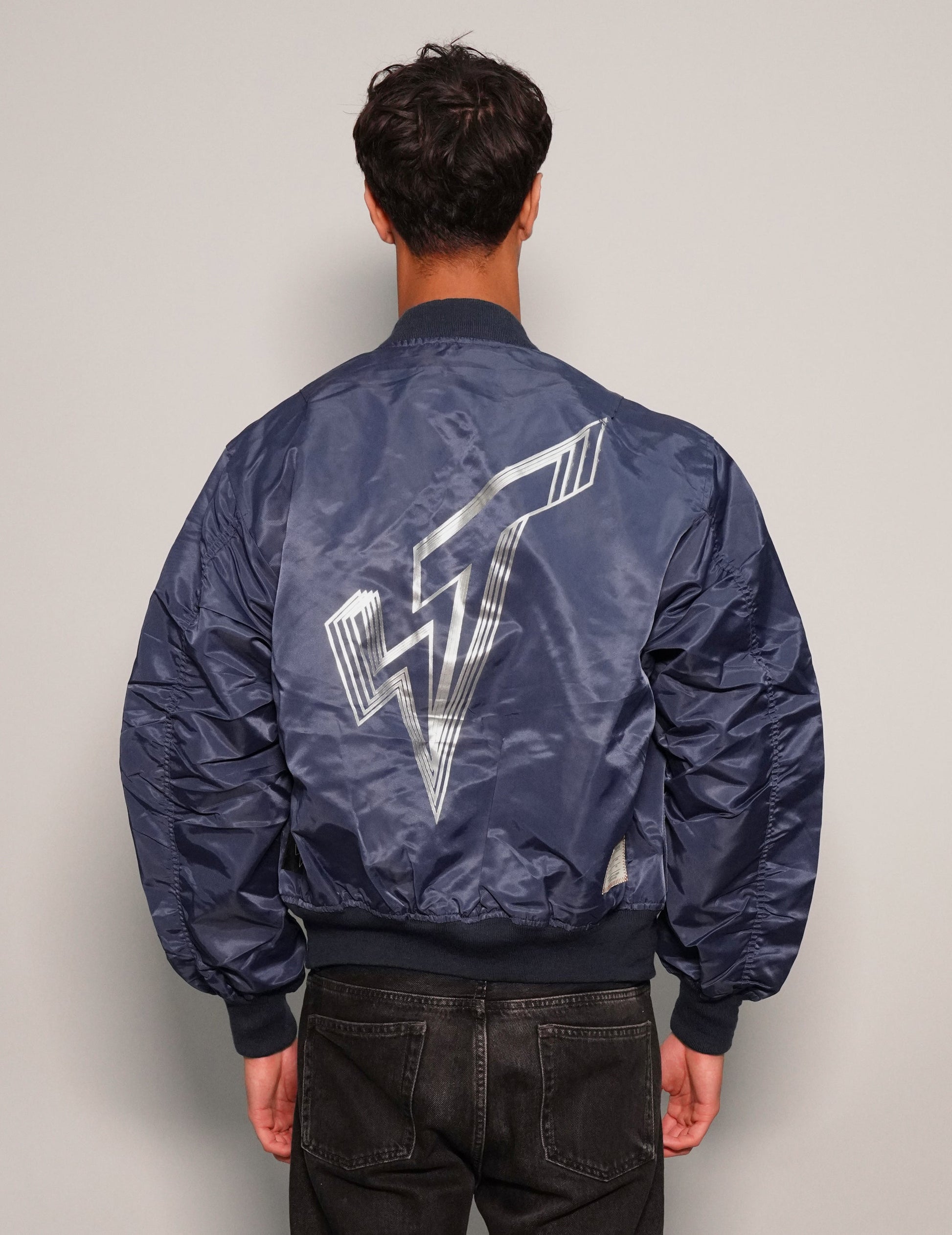 MA-1 Light Weight Bomber Jacket in Blue