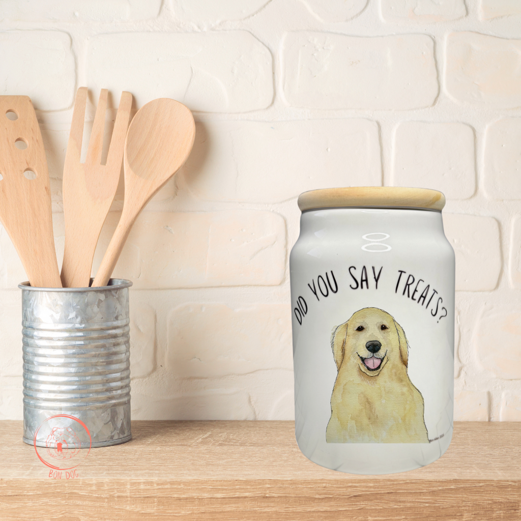 Golden Retriever’s Secret Snack Stash