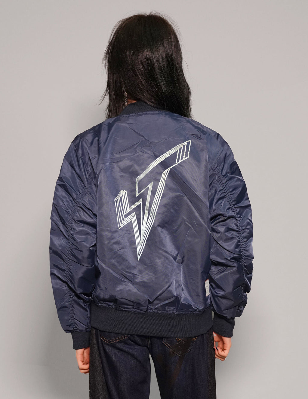 MA-1 Light Weight Bomber Jacket in Blue