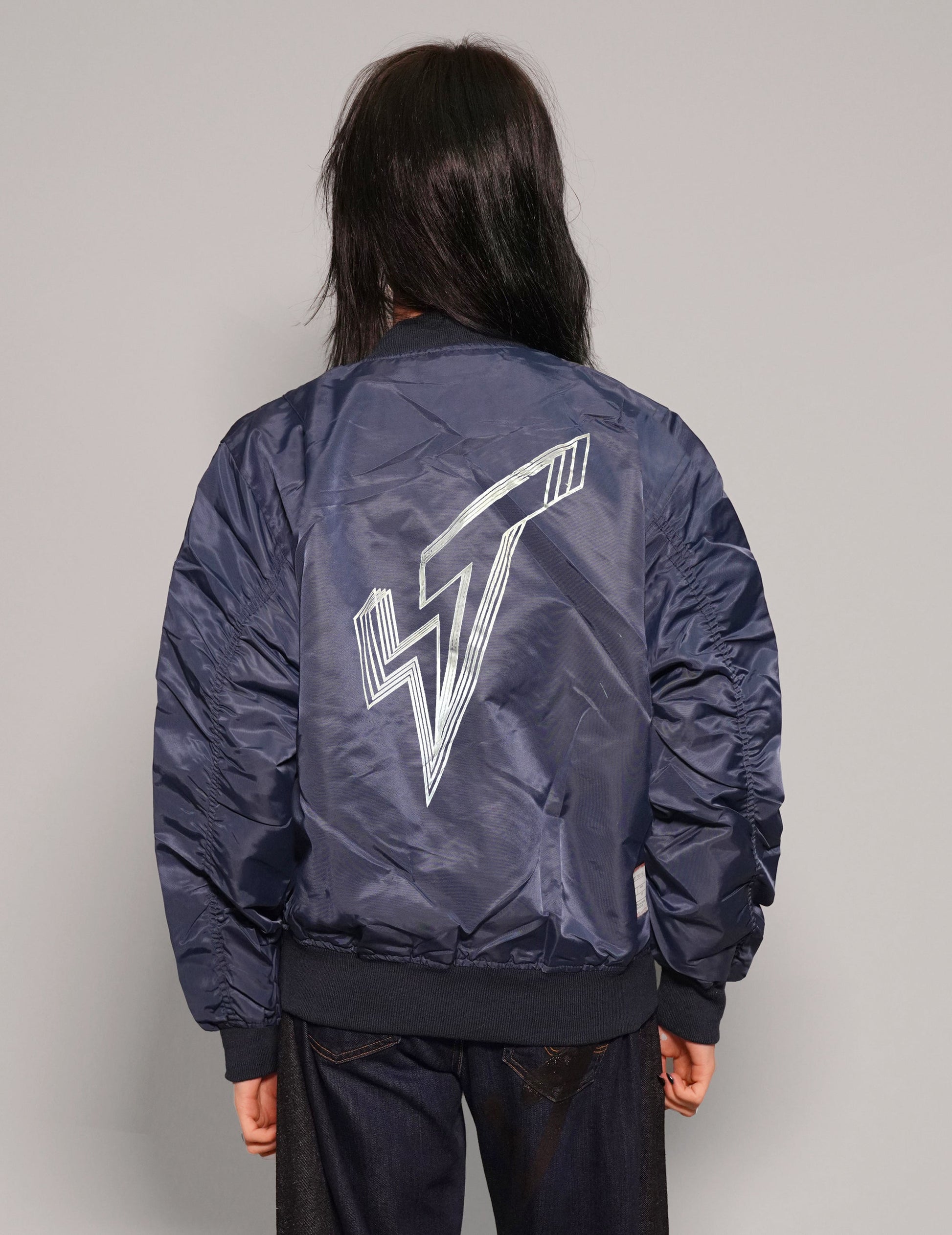 MA-1 Light Weight Bomber Jacket in Blue