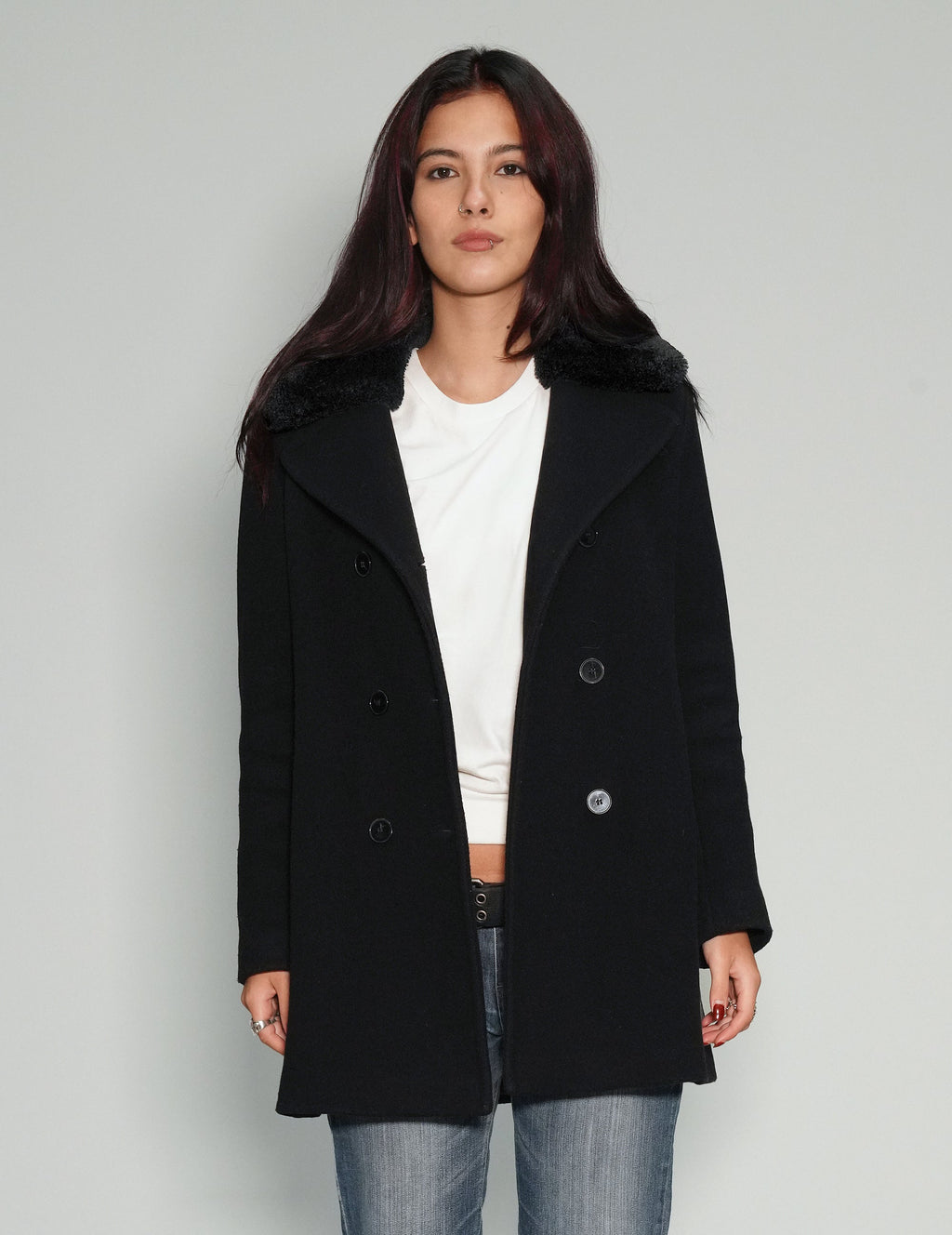 Party Back Blazer Jacket - Gold Sequin - Black