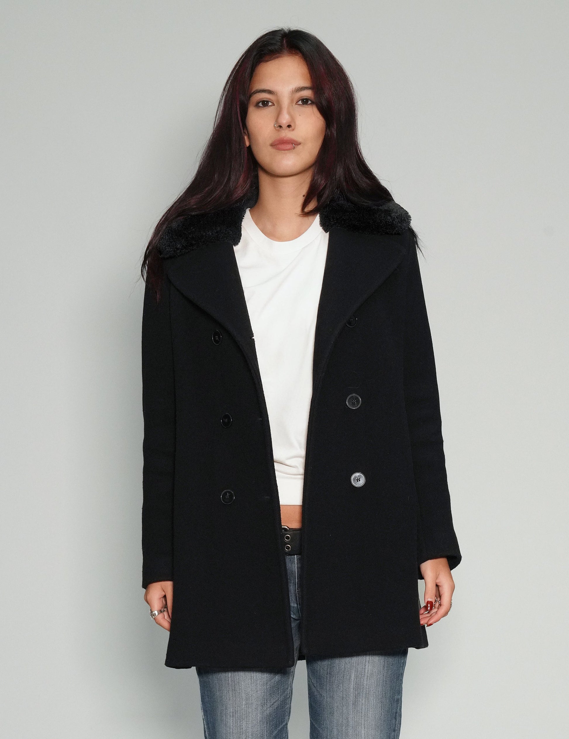 Party Back Blazer Jacket - Gold Sequin - Black