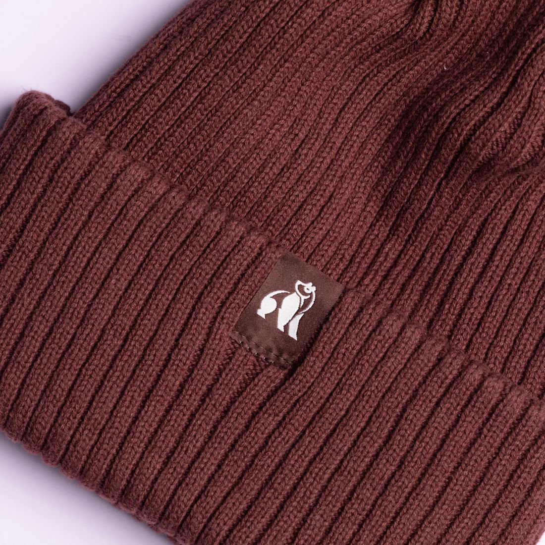 Organic Cotton Beanie in Burgundy