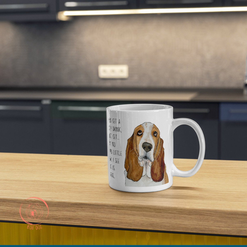 Basset Hound Betrayal Mug – Where’s My Biscuit?