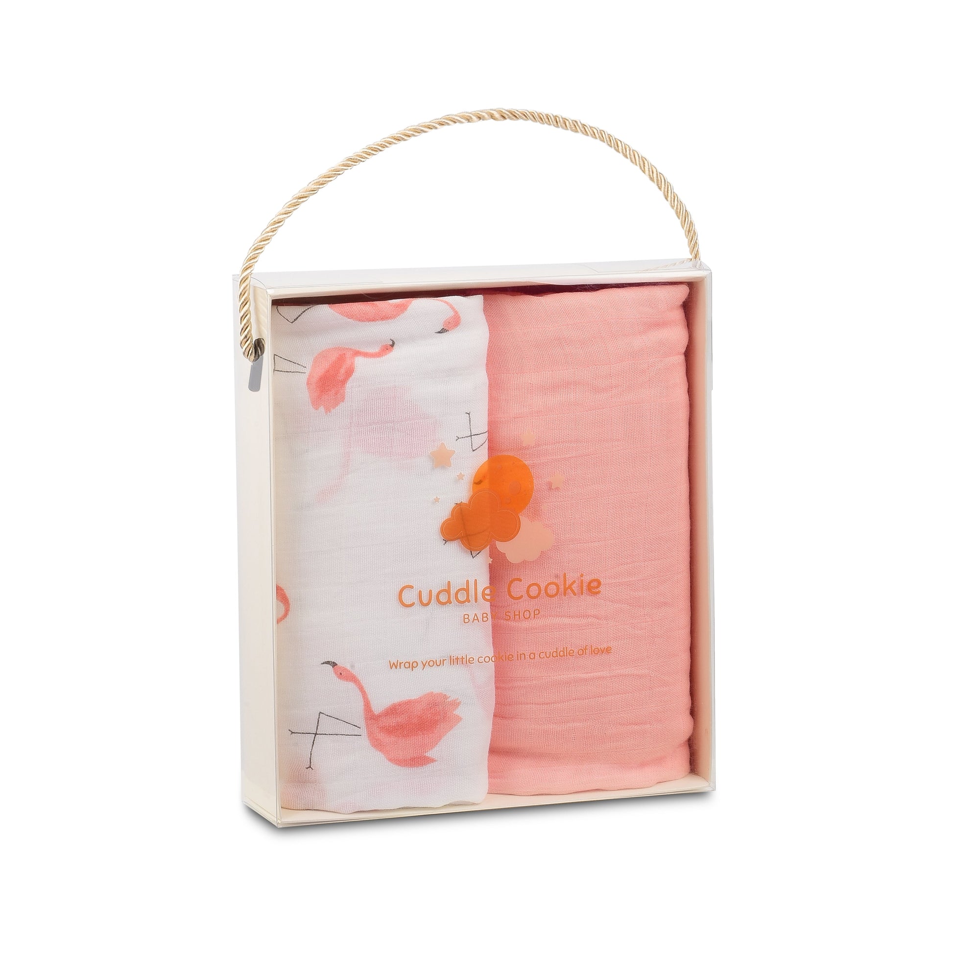 Snuggle Wrap Bright Pink Swaddle Blanket Set