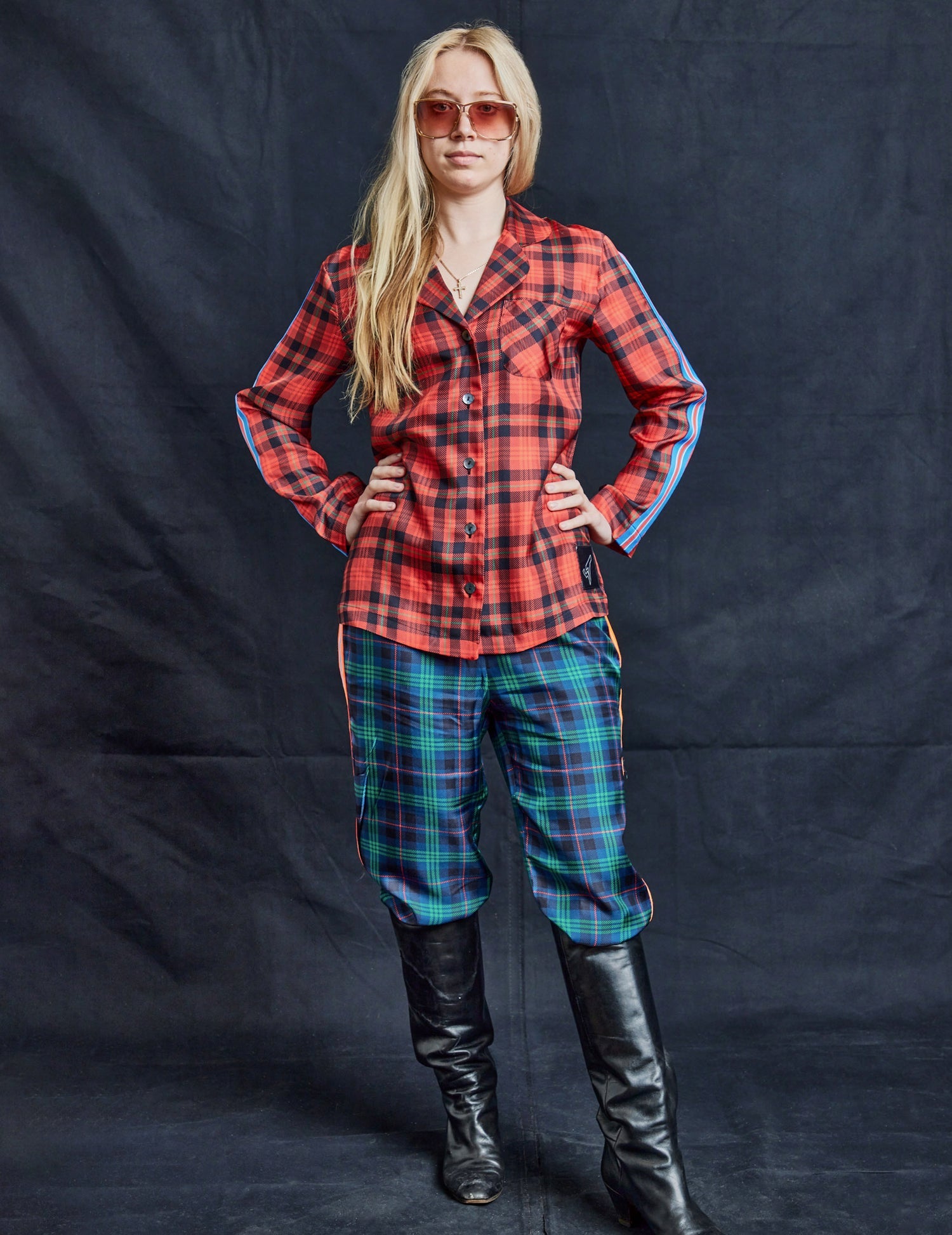 Sexual Healing Red Silk Shirt