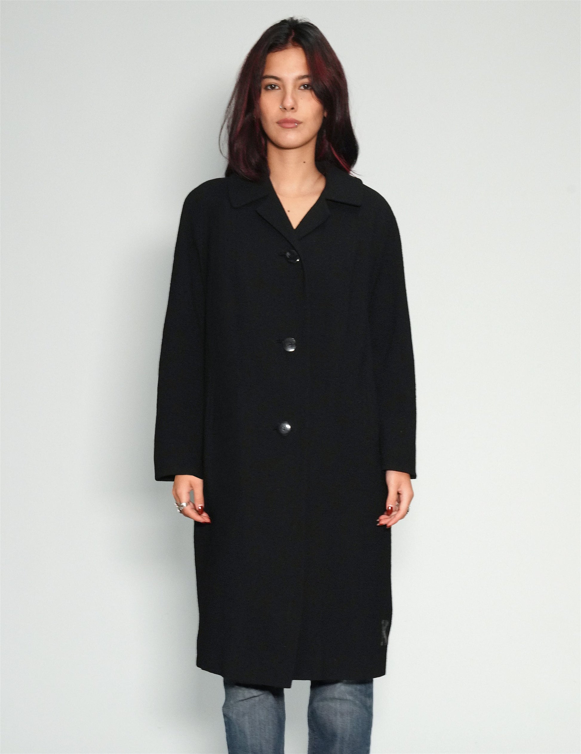 Party Back Coat - Gold Lines Sequin - Black