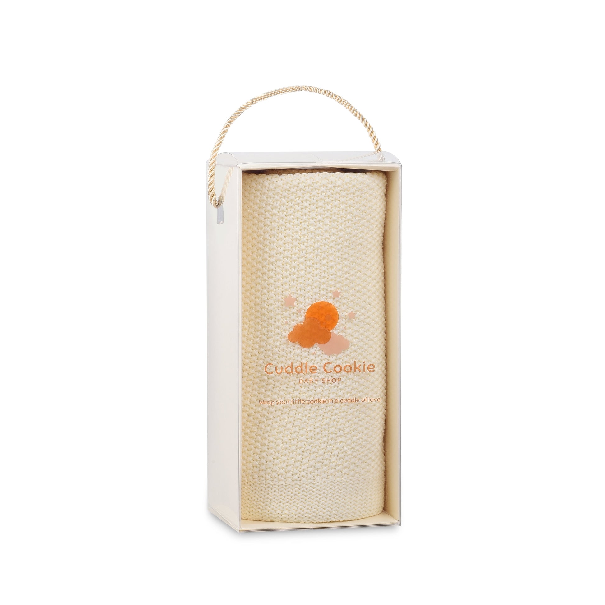 Deluxe Ivory Knit Blanket