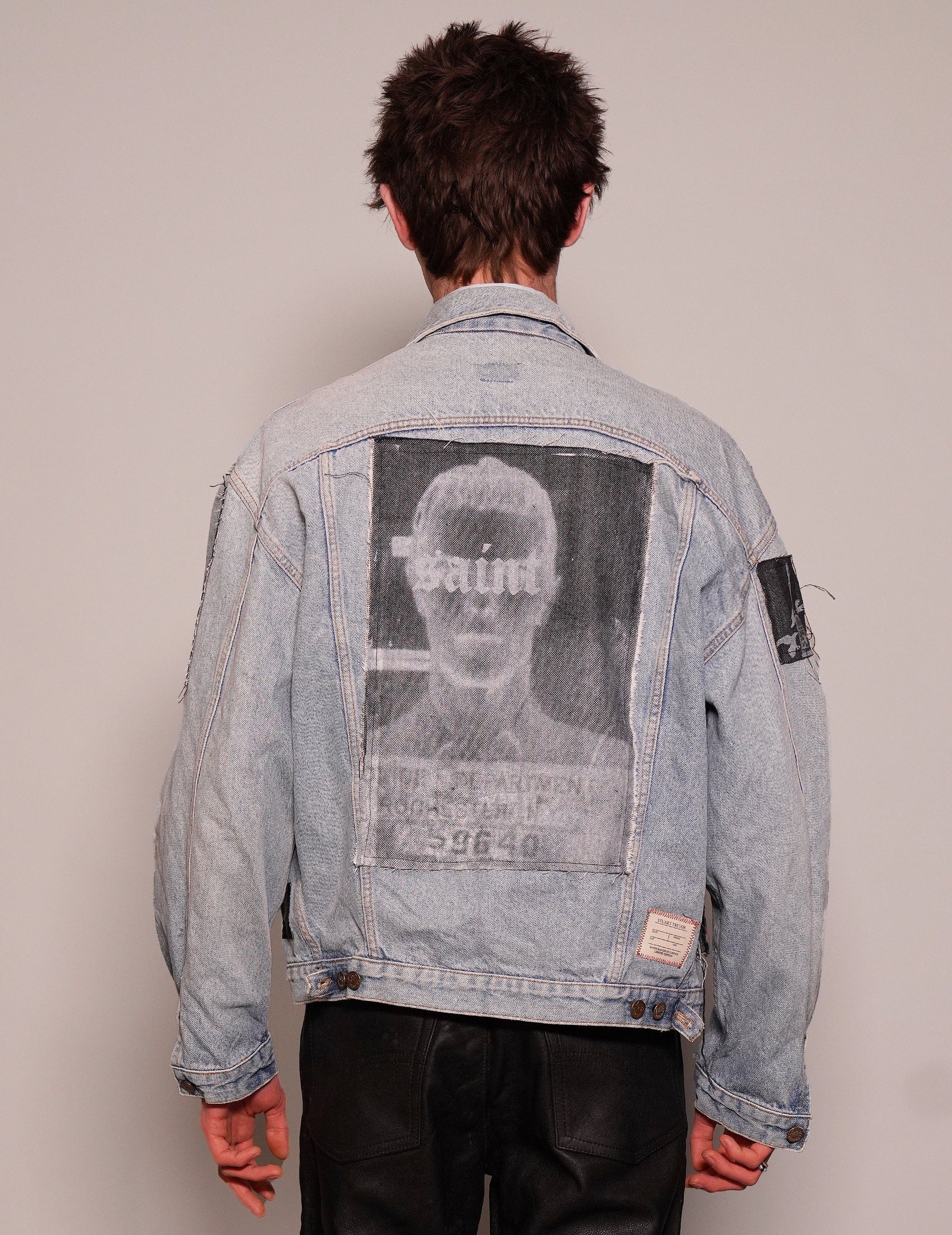 ST Patched Light Blue Denim Jacket