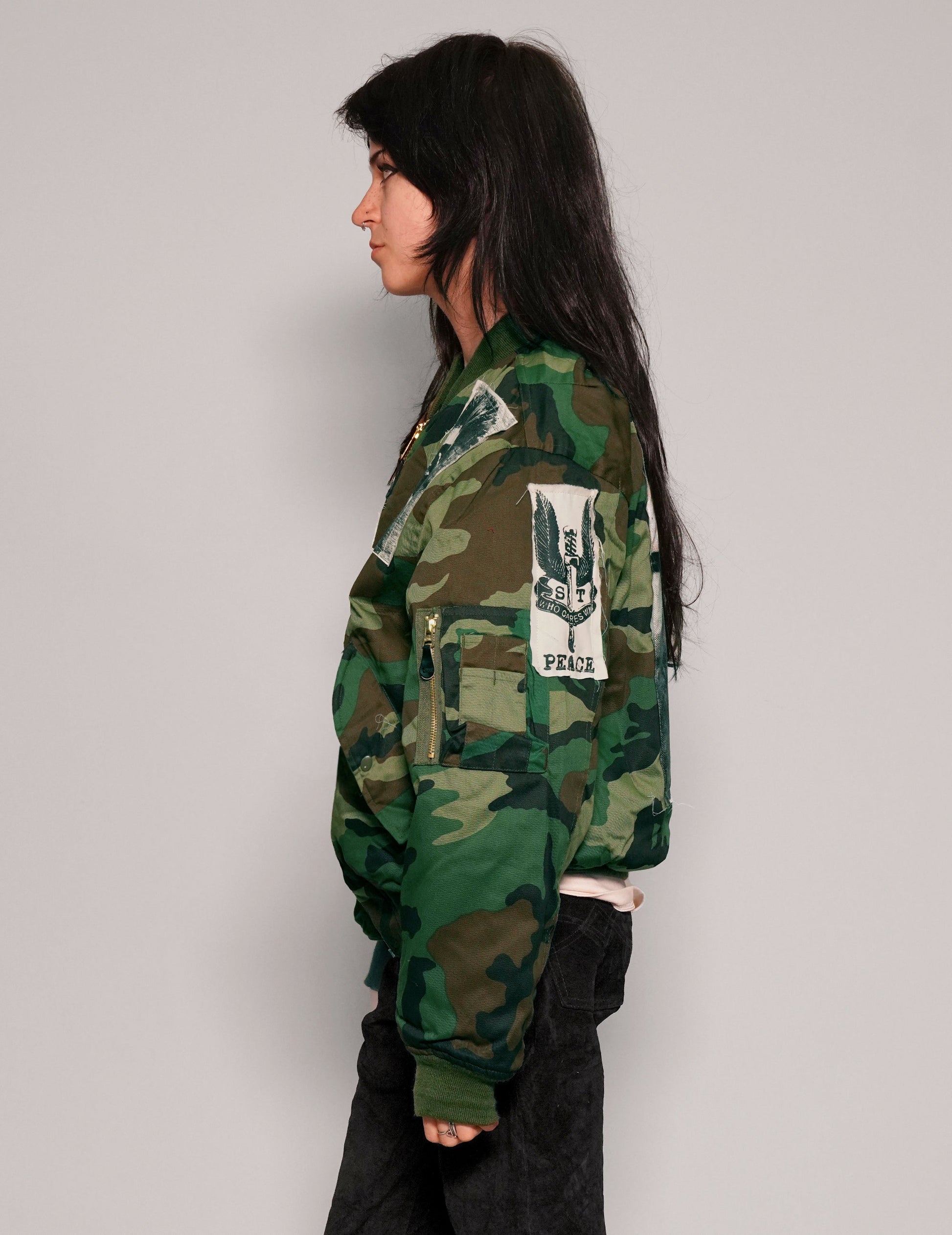 MA 1 Patched Bomber in Camo