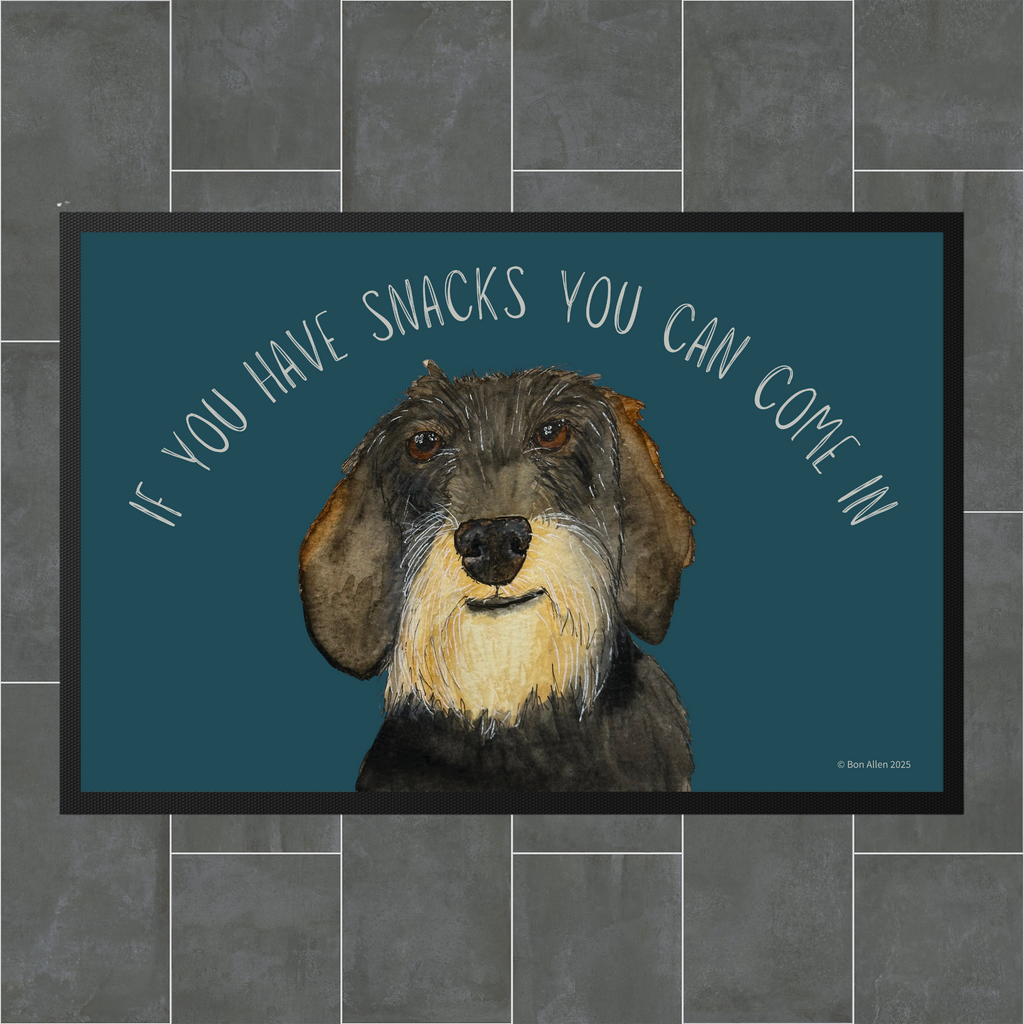 Snacks-Only VIP Access: The Wirehaired Doormat!