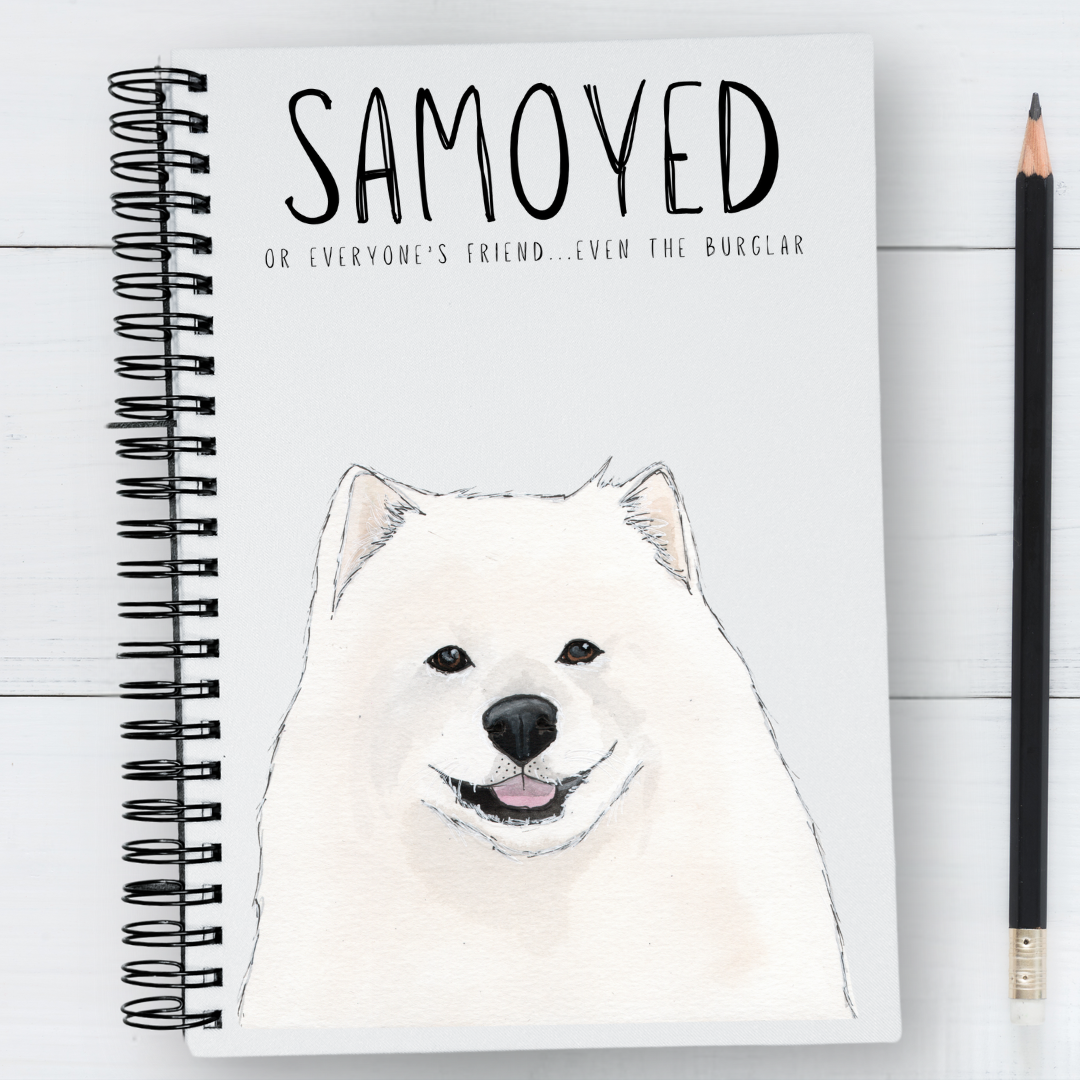 Fluff & Scribbles: The Samoyed Notebook of Unleashed Ideas