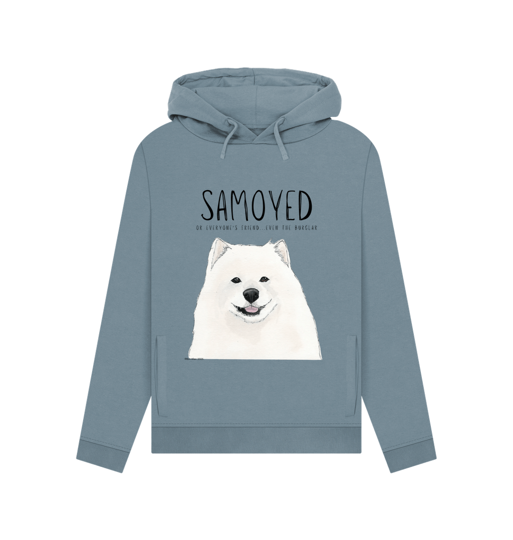 Too Cute to Guard the House – Samoyed Hoodie for Dog Lovers