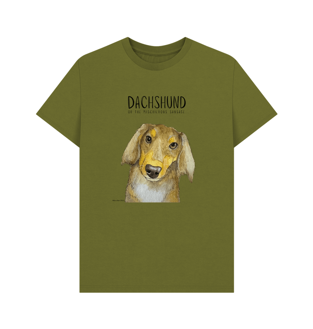 Long Haired Dachshund Tee – Mischievous Hot Dog Energy!