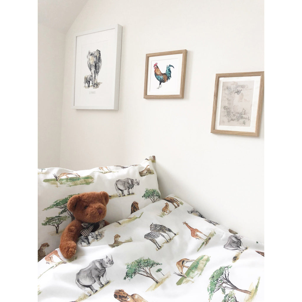 Safari Animals Children's Bedding Set