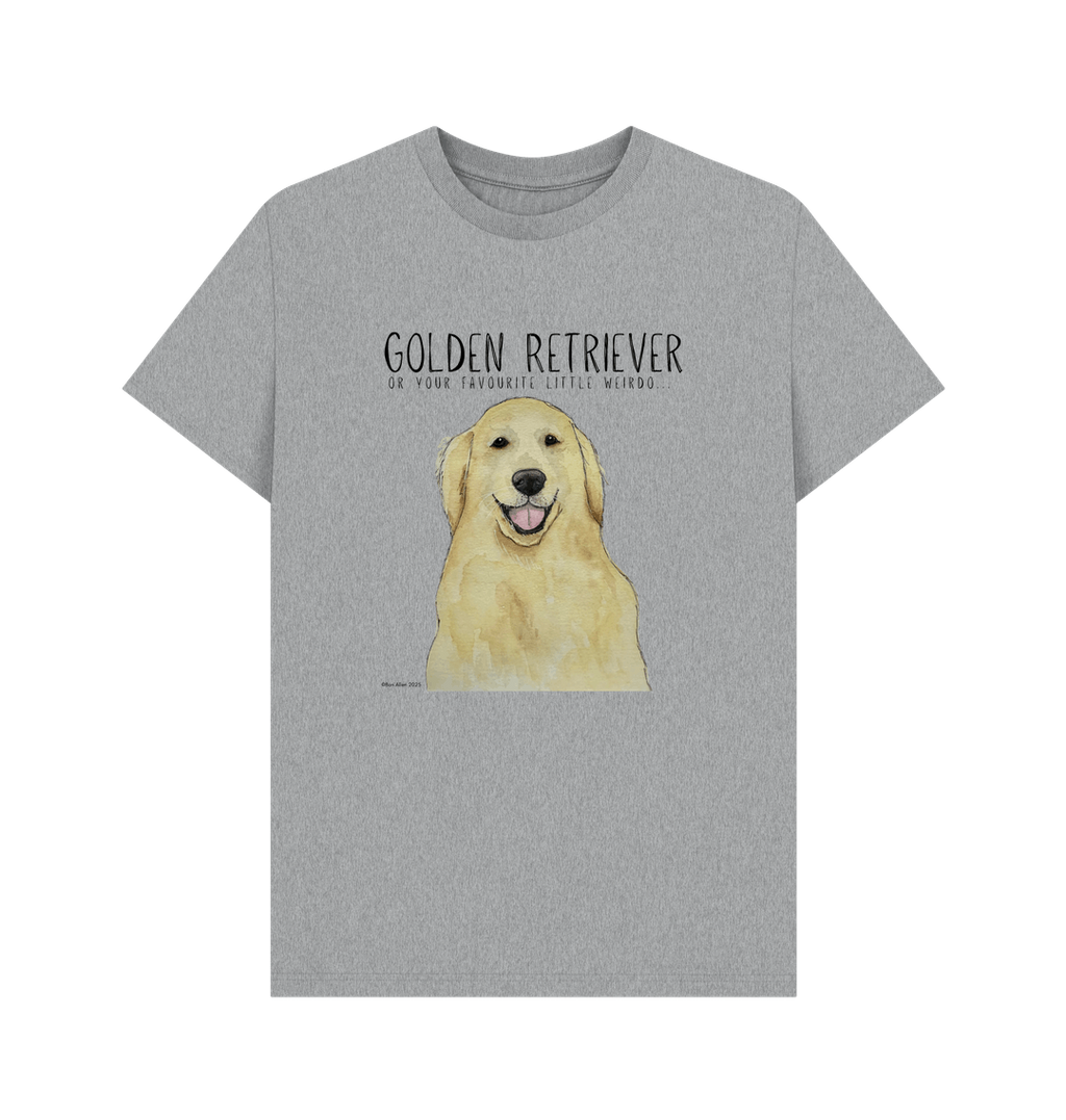 Golden Retriever Vibes: Men's Sustainable T-Shirt