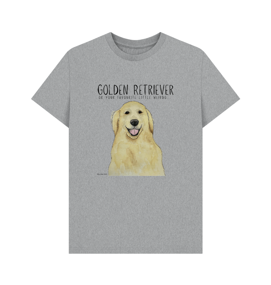 Golden Retriever Vibes: Men's Sustainable T-Shirt